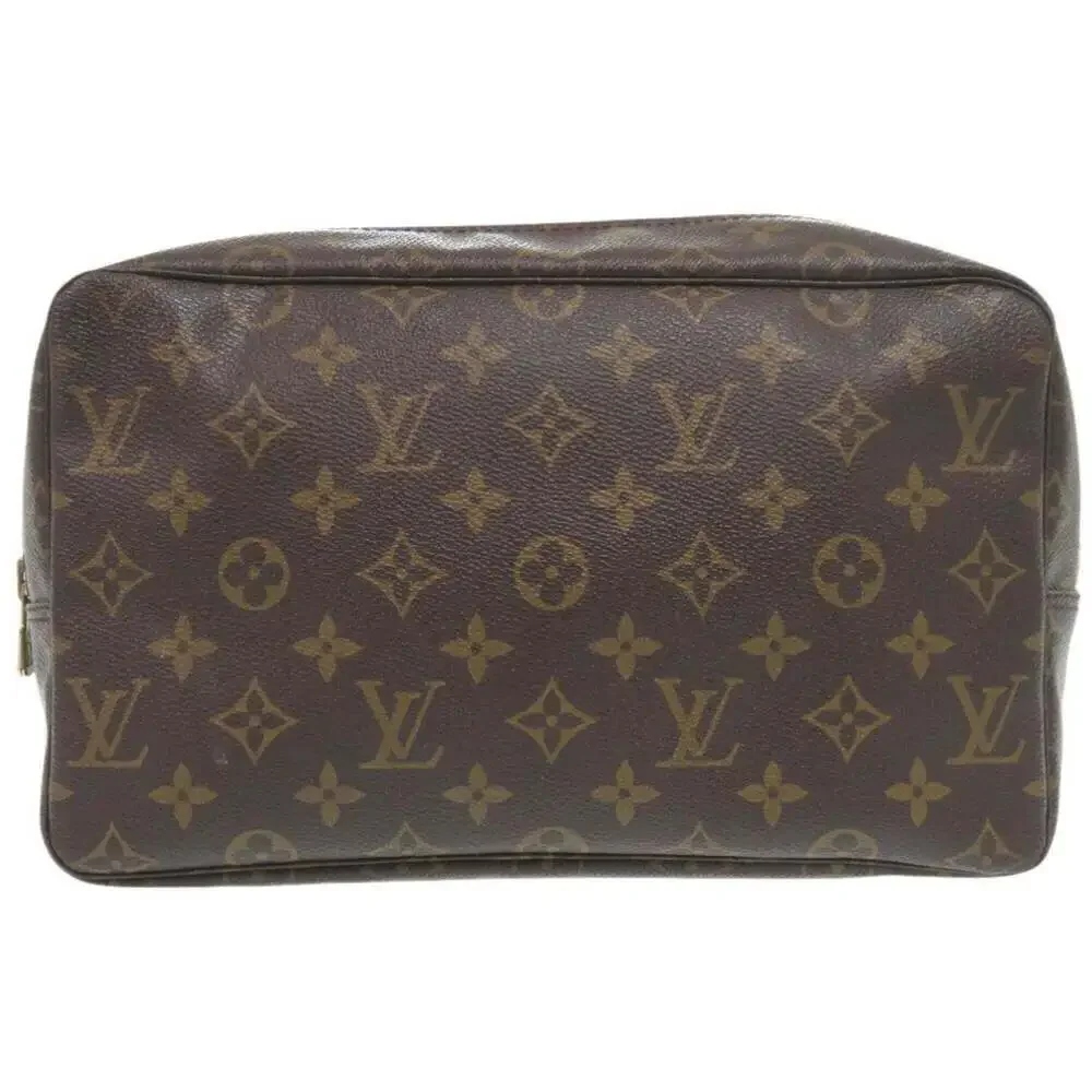 LOUIS VUITTON Brown Monogram Pouch